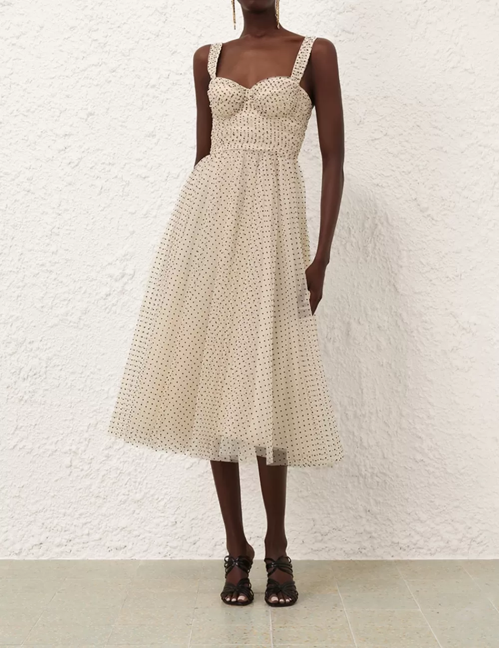 ZIMMERMANN Tulle Midi Dress