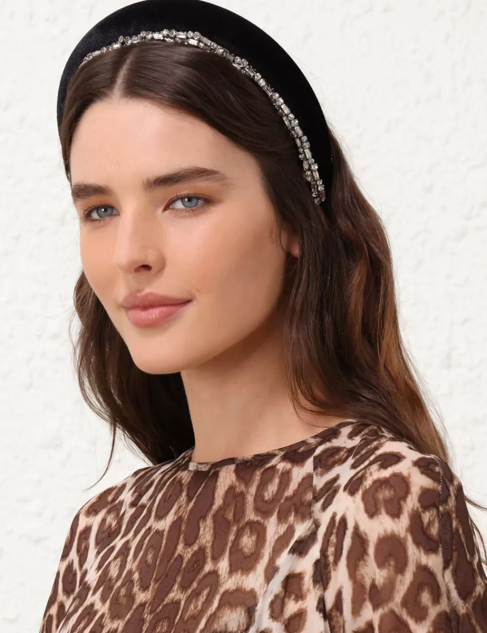 ZIMMERMANN Velvet Rhinestone Headband