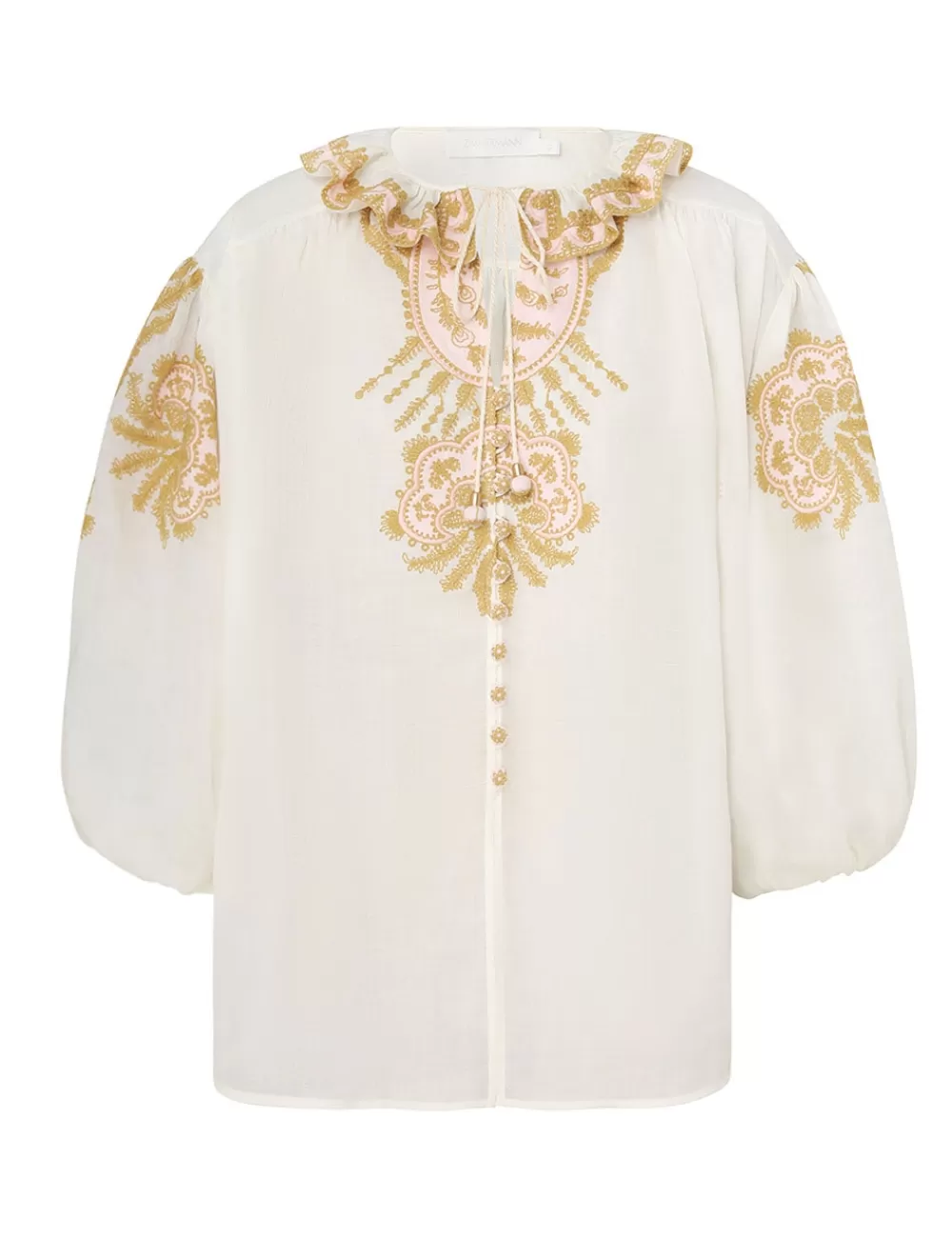 ZIMMERMANN Waverly Embroidered Top