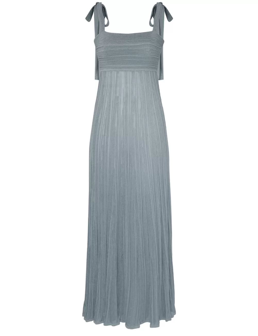 ZIMMERMANN Waverly Metallic Tie Dress