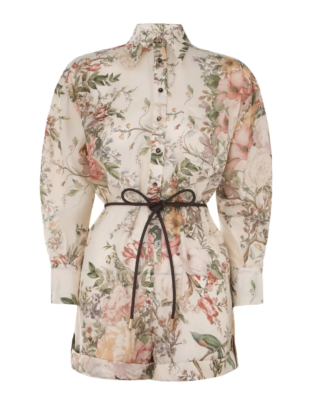 ZIMMERMANN Waverly Shirt Playsuit