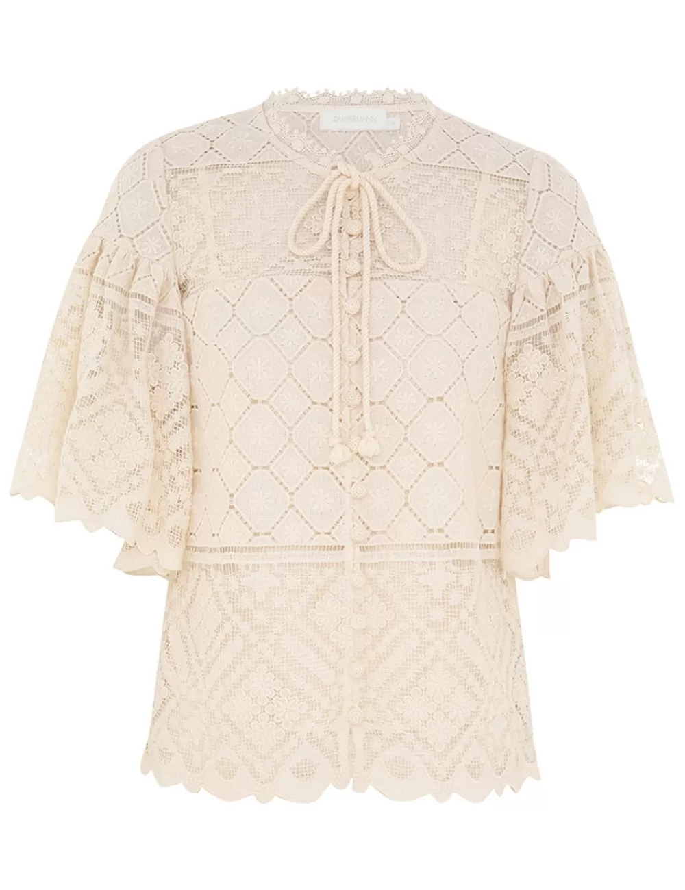 ZIMMERMANN Wylie Crochet Blouse