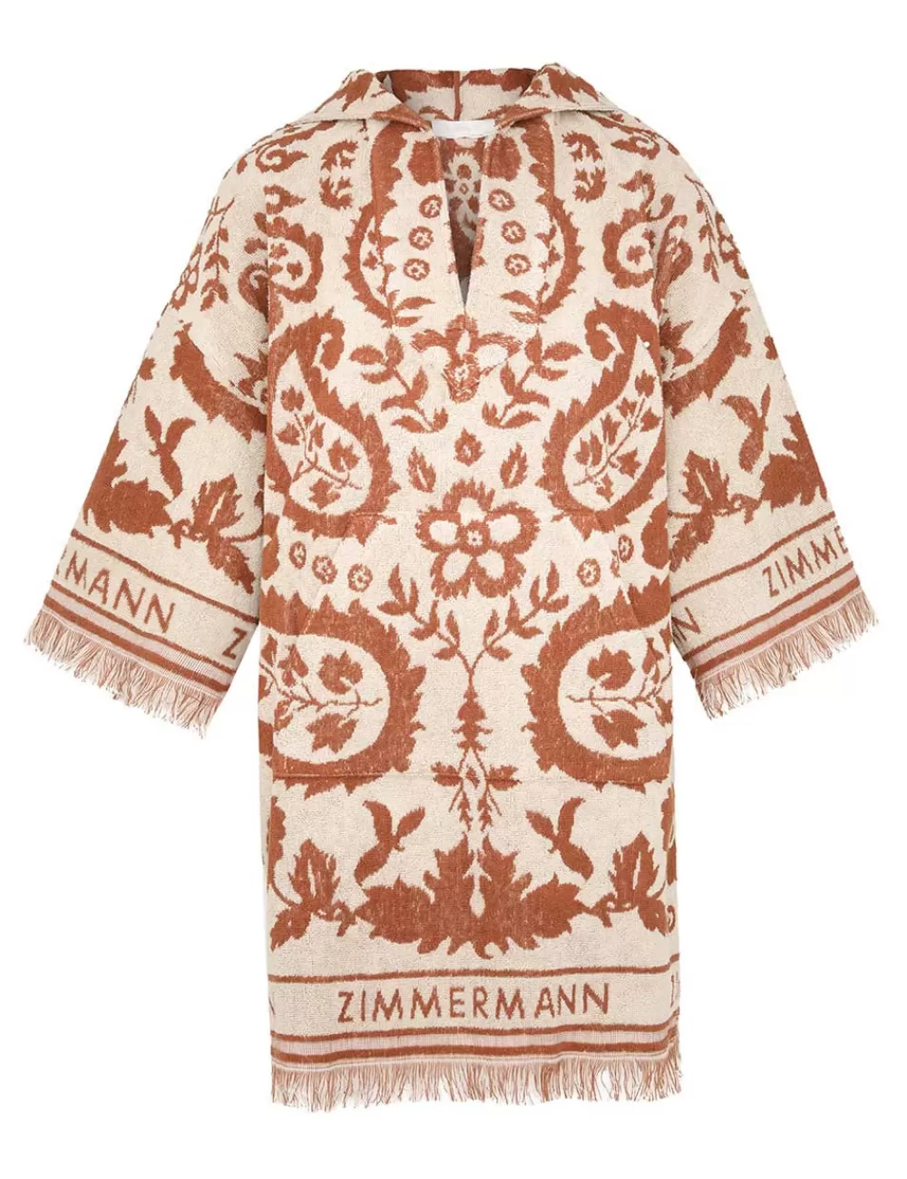 ZIMMERMANN Wylie Hooded Toweling Dress