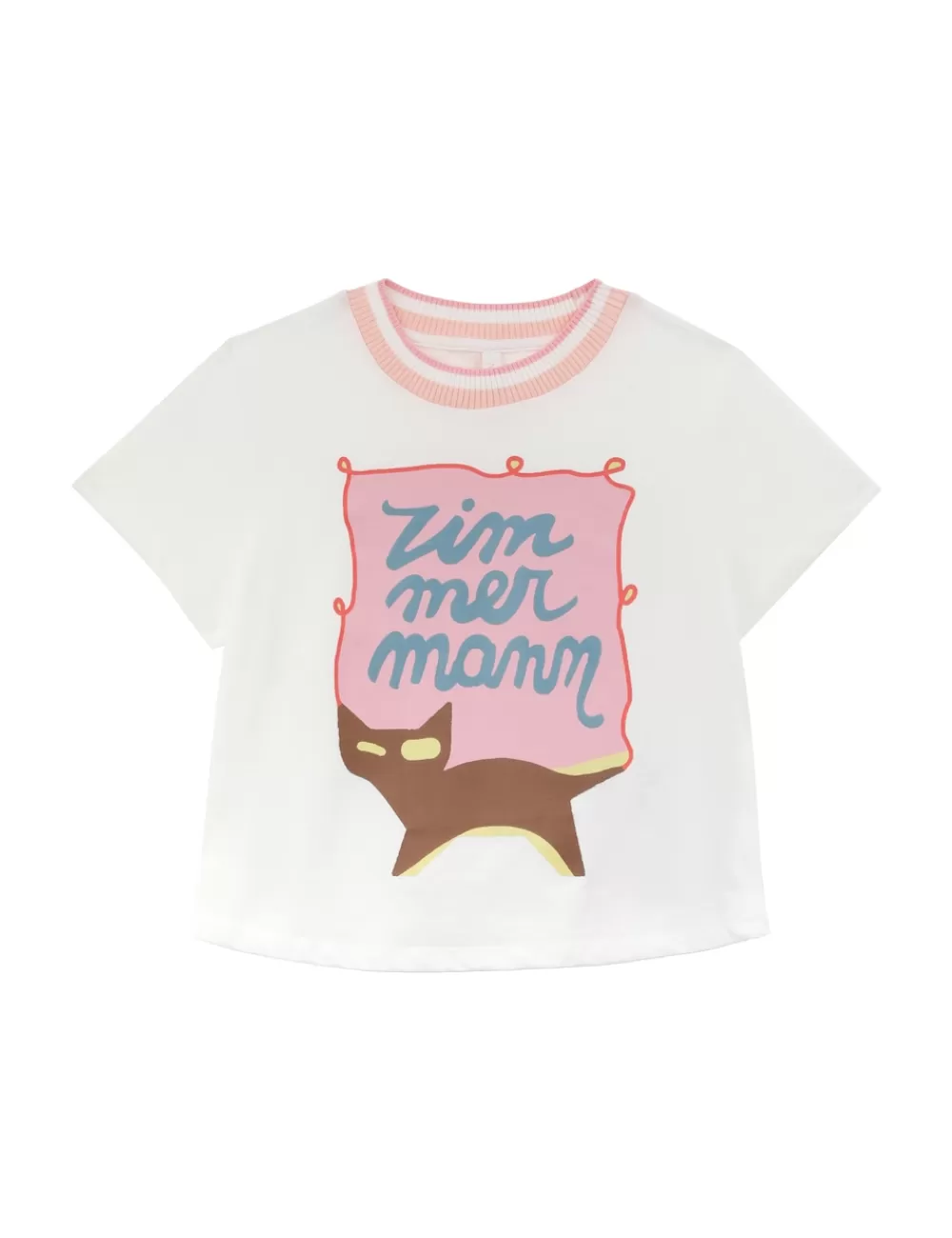 Kids ZIMMERMANN Wylie Kids Printed Tee