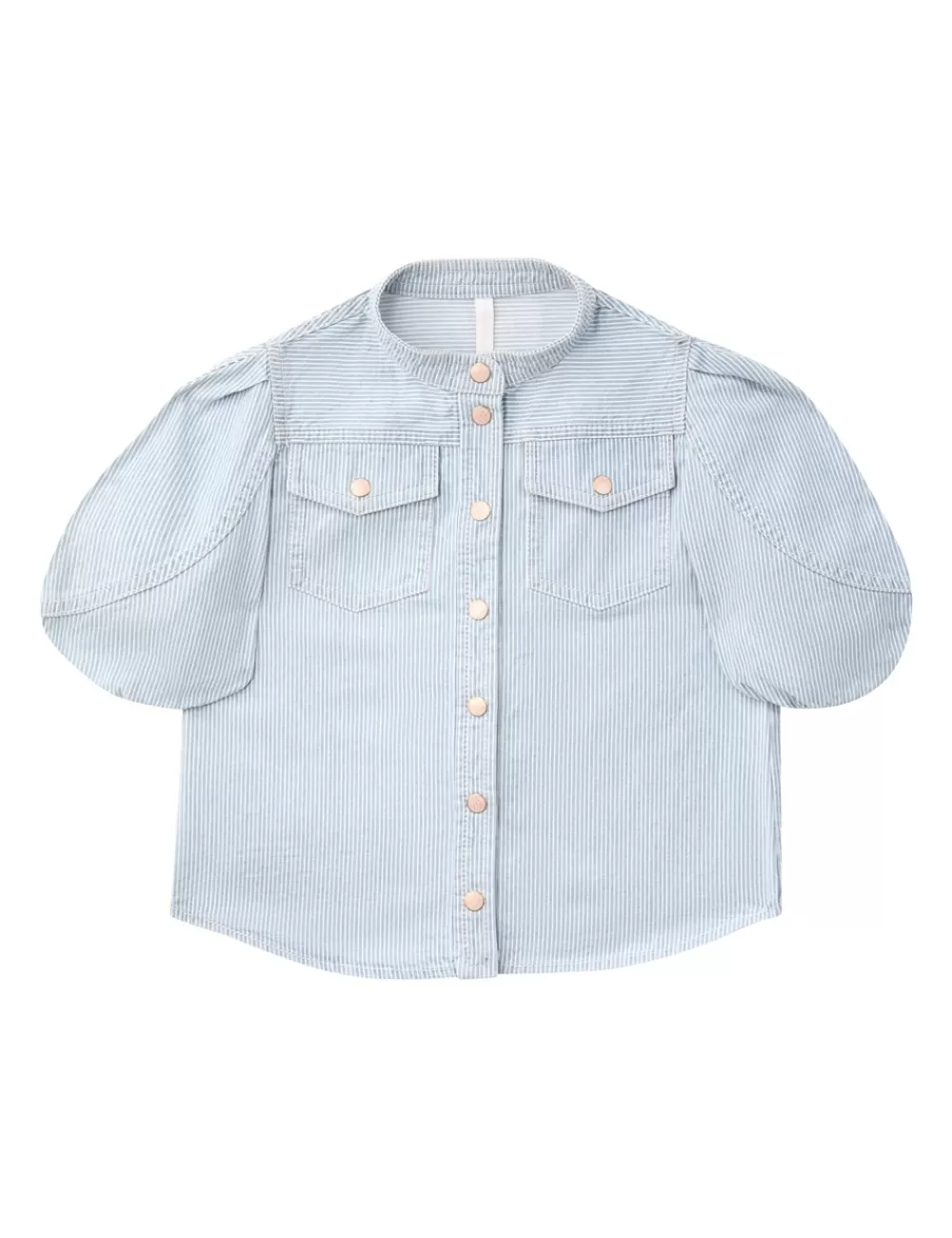 Kids ZIMMERMANN Wylie Kids Utility Denim Top