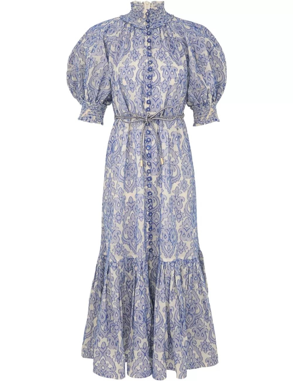 ZIMMERMANN Wylie Lantern Midi Dress