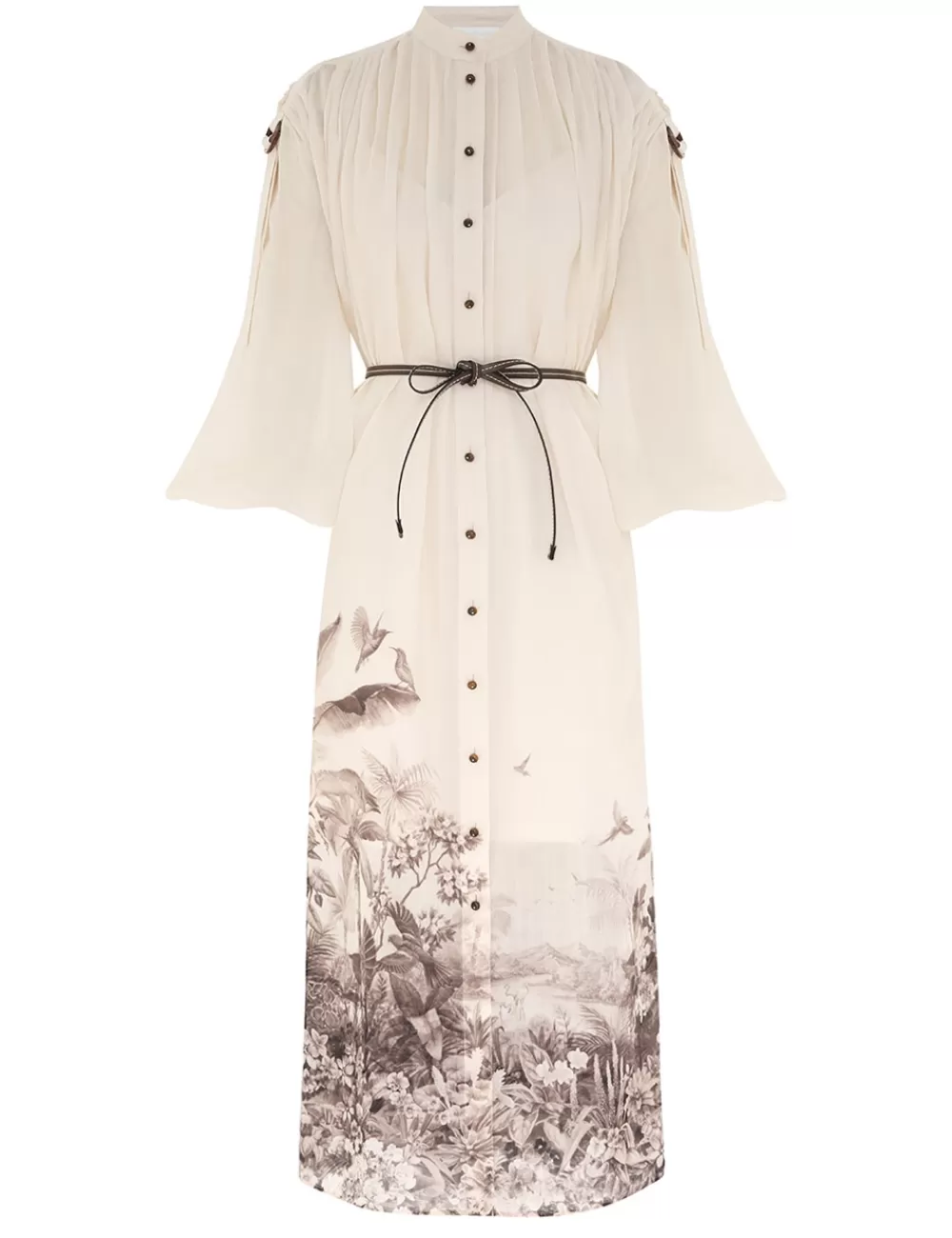 ZIMMERMANN Wylie Midi Shirt Dress