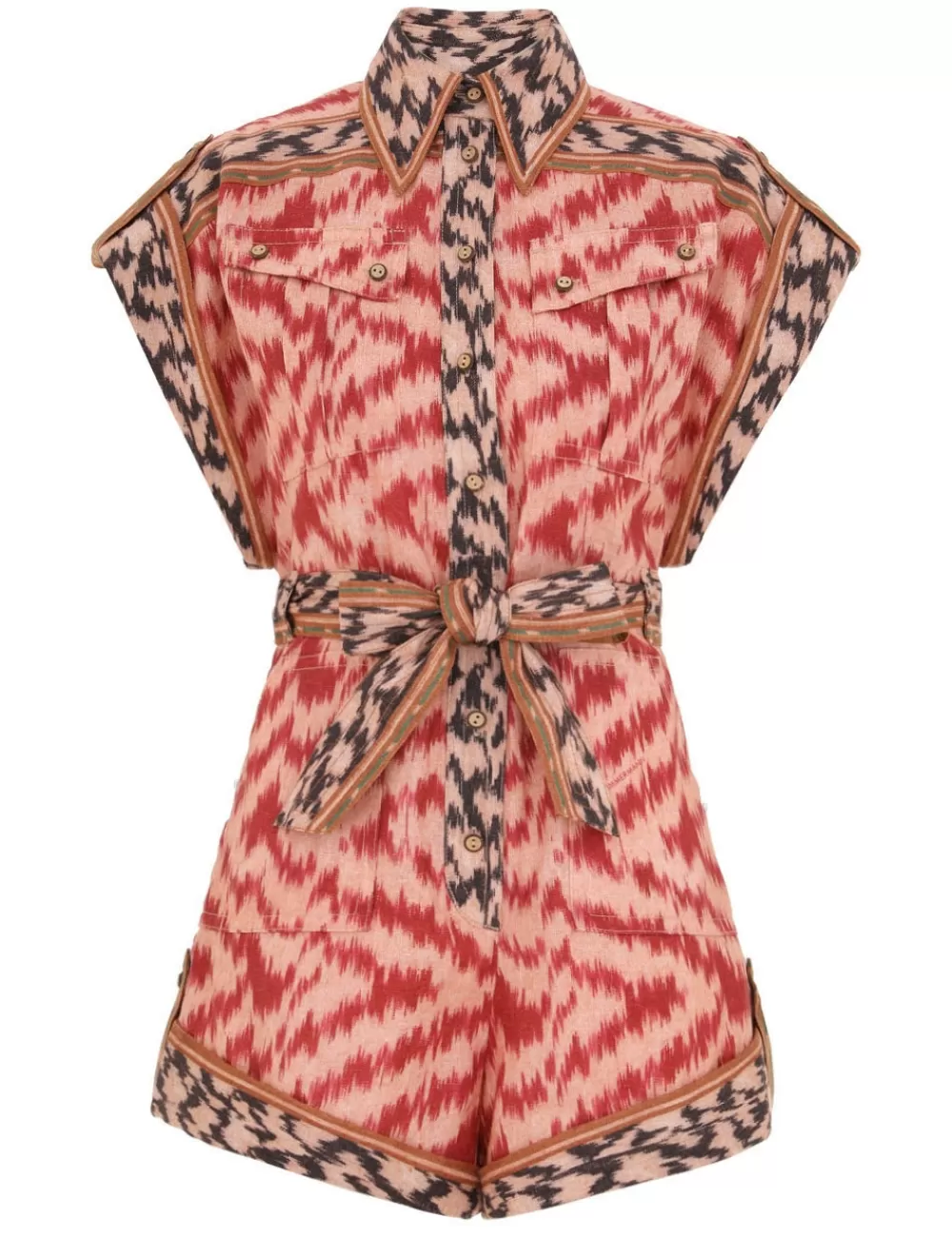 ZIMMERMANN Wylie Pocket Playsuit