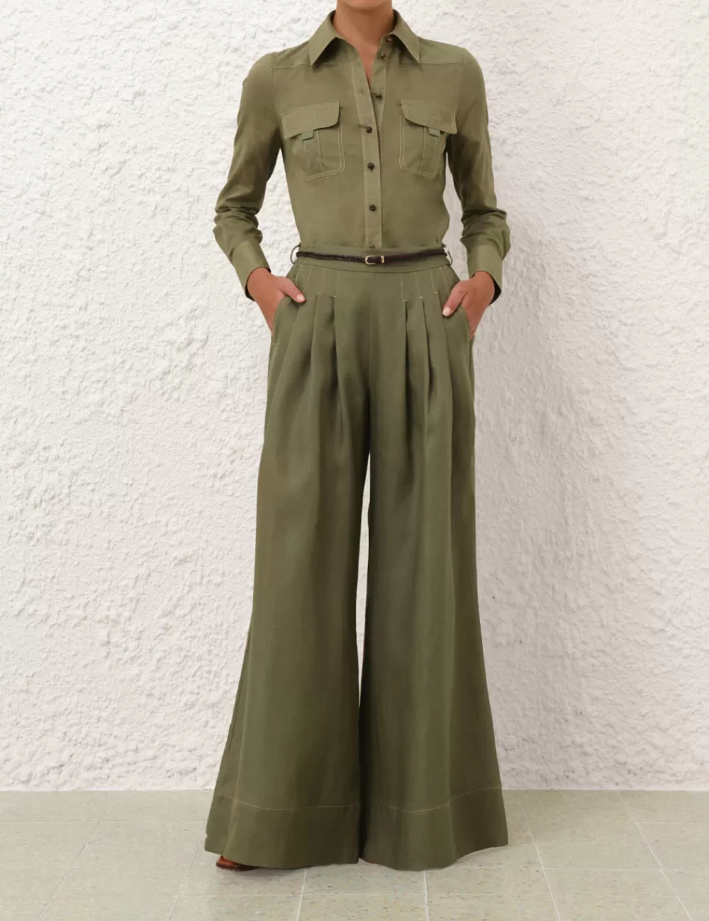 ZIMMERMANN Wylie Wide Leg Pant