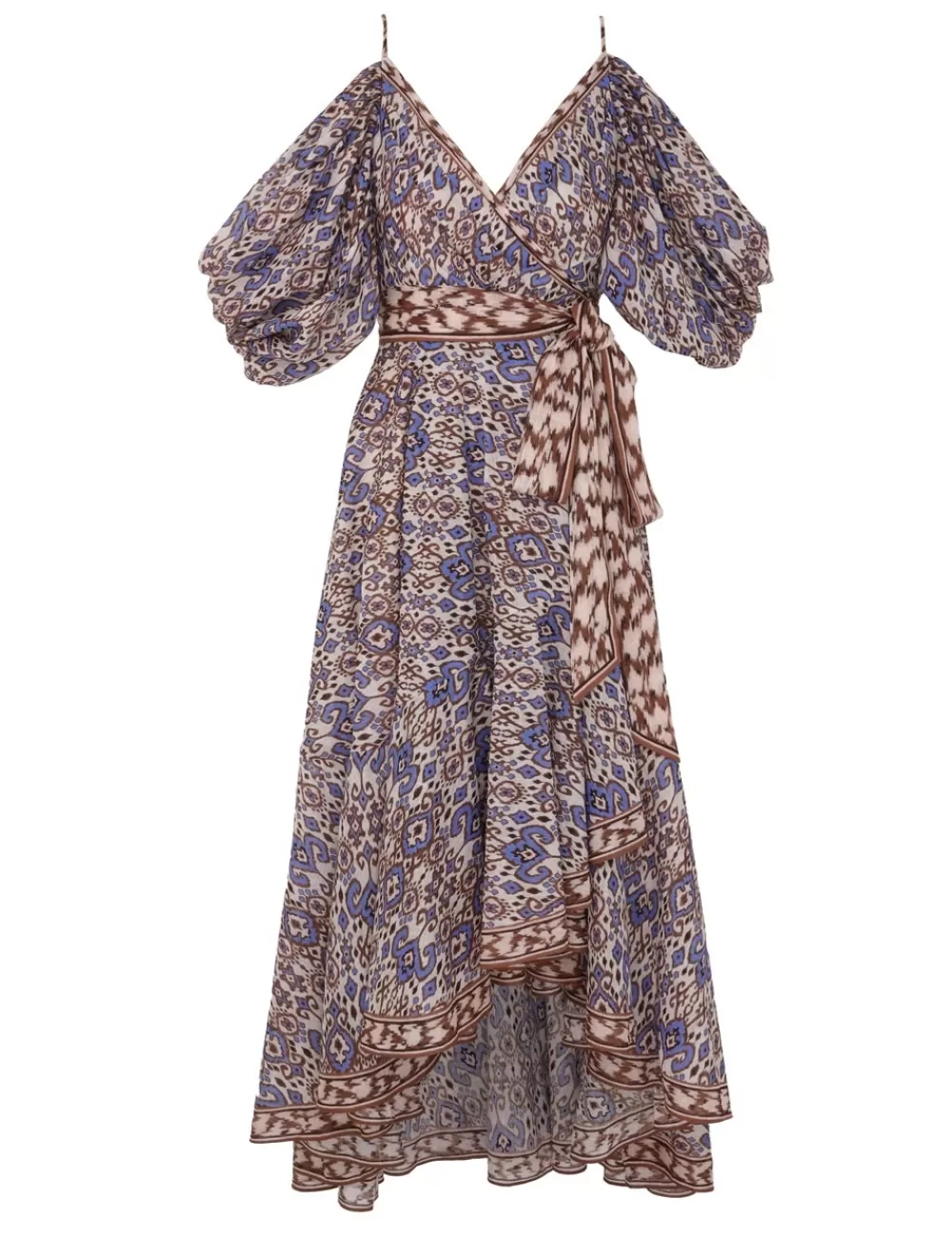 ZIMMERMANN Wylie Wrap Midi Dress